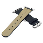 Dassari // Vintage Italian Leather Apple Watch Strap // Black (38mm)