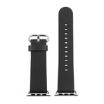 Dassari // Vintage Italian Leather Apple Watch Strap // Black (38mm)