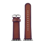 Dassari // Vintage Italian Leather Apple Watch Strap // Brown (38mm)