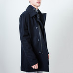 Mauro Coat // Navy (XL)