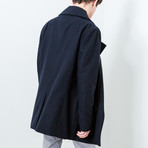 Mauro Coat // Navy (XL)