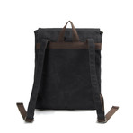 Tyne Foldtop Cityscape Backpack // Black