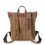 Thames Rolltop Cityscape Backpack // Tan