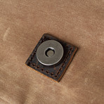 Eden Rolltop Weekender Backpack // Tan