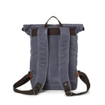 Eden Rolltop Weekender Backpack // Grey