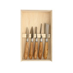 Cheese Knives // 5 Piece Set (Olive Wood)