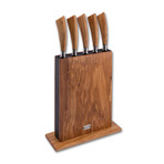 Vertical Block + Set of 5 Knives