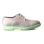 Contrast Sole Lace-Up Suede Derby // Gray (Euro: 44)