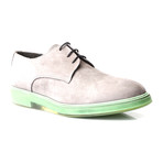 Contrast Sole Lace-Up Suede Derby // Gray (Euro: 38)
