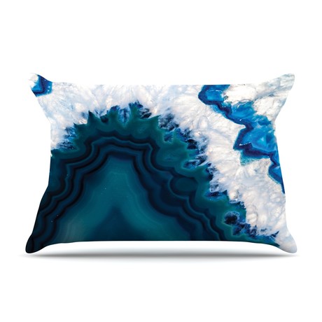 Blue Geode // Pillowcase (Standard)