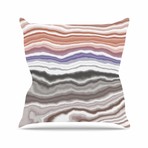 Iris Lake // Throw Pillow (16" L x 16"W)