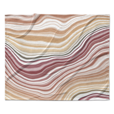 Sunset Brick // Fleece Blanket (60" L x 50"W)