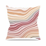 Sunset Brick // Throw Pillow (16" L x 16"W)