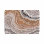 Burnt Tan + Orange // Bath Mat (17" L x 24"W)