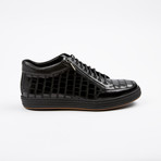 Side Zip Mid-Top Sneaker // Black (US: 7)