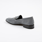 Suede Apron Toe Loafer // Grey (US: 8)