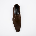 Suede Loafer // Brown (US: 10.5)