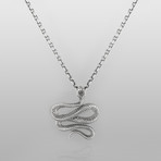 Trust Necklace with Ruby (50cm Chain)