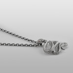 Trust Necklace with Ruby (50cm Chain)