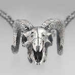 Goat Skull Necklace (50cm Chain)