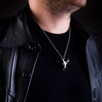 Goat Skull Necklace (50cm Chain)