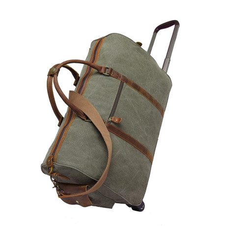 Humber Travel Holdall Bag // Green