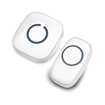 Portable Wireless Door Bell Chime Pack // White