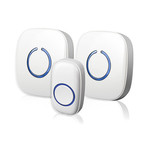 Portable Wireless Door Bell Chime Pack // White