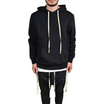 Strappy Pullover Hoodie // Black (XS)