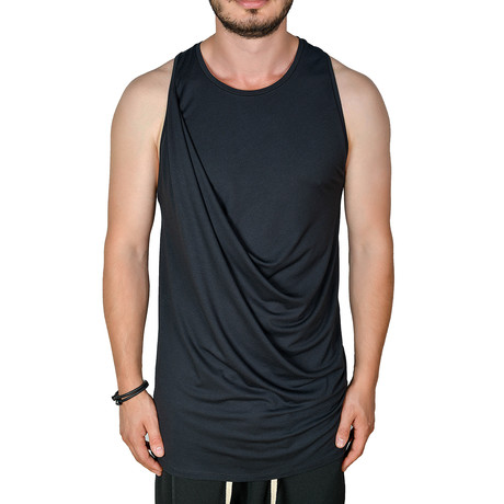 Draped Tank // Black (S)