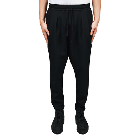 Drop Crotch Tapered Jogger // Black (S)