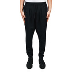 Drop Crotch Tapered Jogger // Black (L)