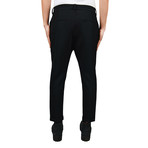 Drop Crotch Tapered Trousers // Black (S)