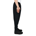 Drop Crotch Tapered Jogger // Black (L)