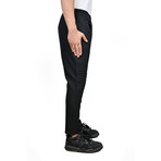 Drop Crotch Moto Trouser // Black (L)