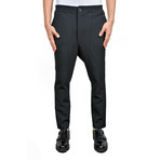 Angular Seam Drop Crotch Trousers // Black (M)