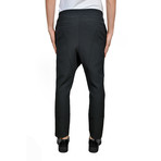 Angular Seam Drop Crotch Trousers // Black (M)