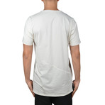 Seamed Split Side T-Shirt // Ivory (M)