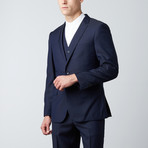 Slim Fit 3-Piece Suit // Midnight Navy (US: 40R)