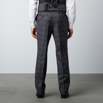 Via Roma // Half-Canvas 3-Piece Suit // Grey Check (US: 36S)