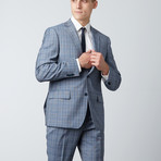 Half-Canvas Suit // Slate Prince of Wales Check (US: 38R)