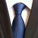 Blanc // Handmade Silk Tie // Navy