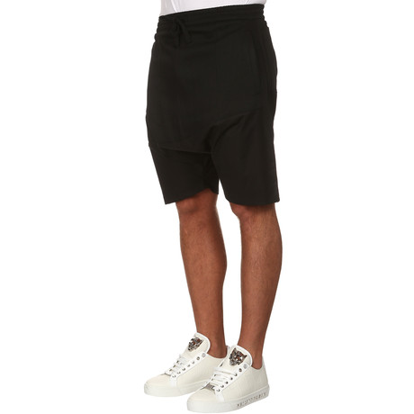 Drop Crotch Shorts // Black (S)