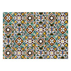 Green Tiles Kitchen Panel