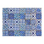 Blue Azulejos Kitchen Panel Decal
