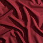 Moisture Wicking 1500 TC Soft Sheet Set // Deep Crimson Red (Full)