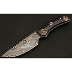 Damascus Skinner Knife // 1217