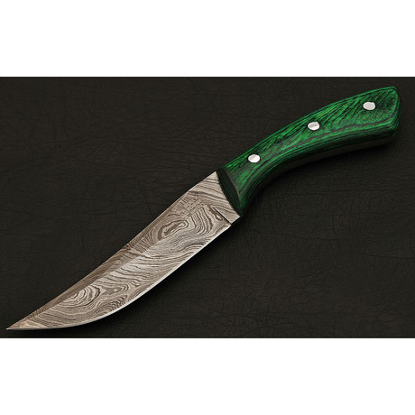 Damascus Skinner Knife // 1234