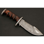 Damascus Tracker Knife // BK40