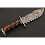 Damascus Tracker Knife // BK43